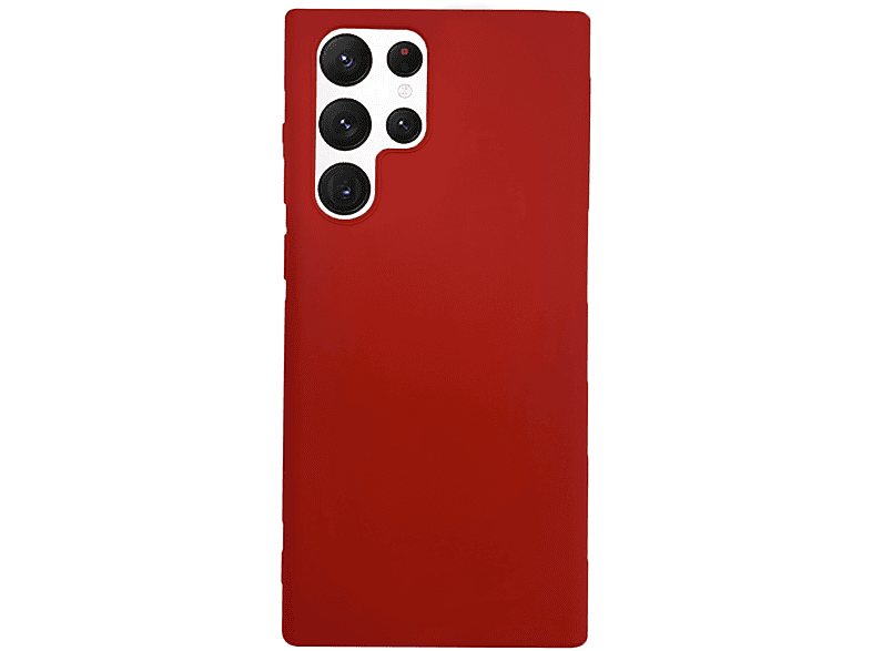 LOBWERK Hülle, 6.8 Samsung, Galaxy Ultra S22 Zoll, Backcover, Rot