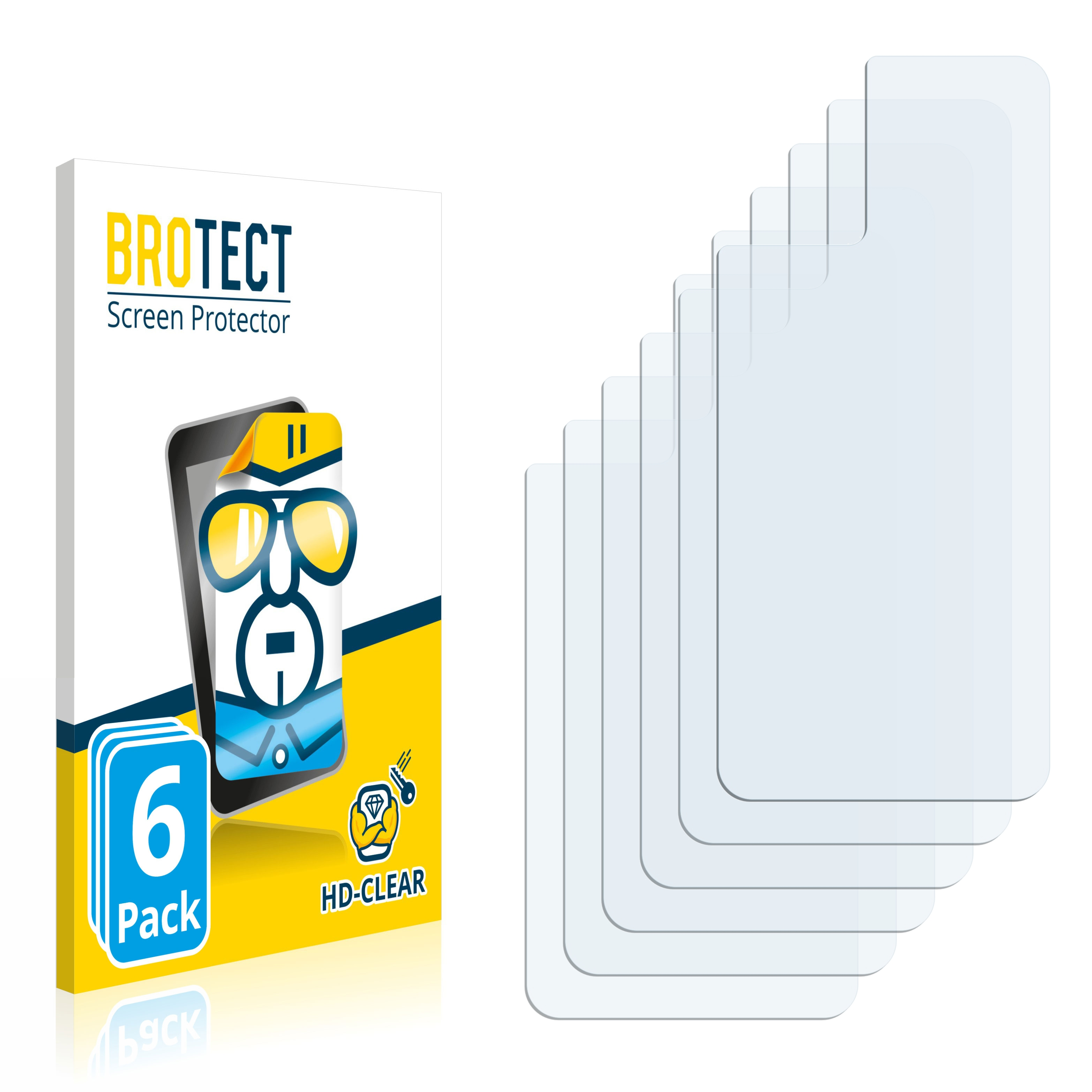 BROTECT 6x Moto G13) klare Motorola Schutzfolie(für