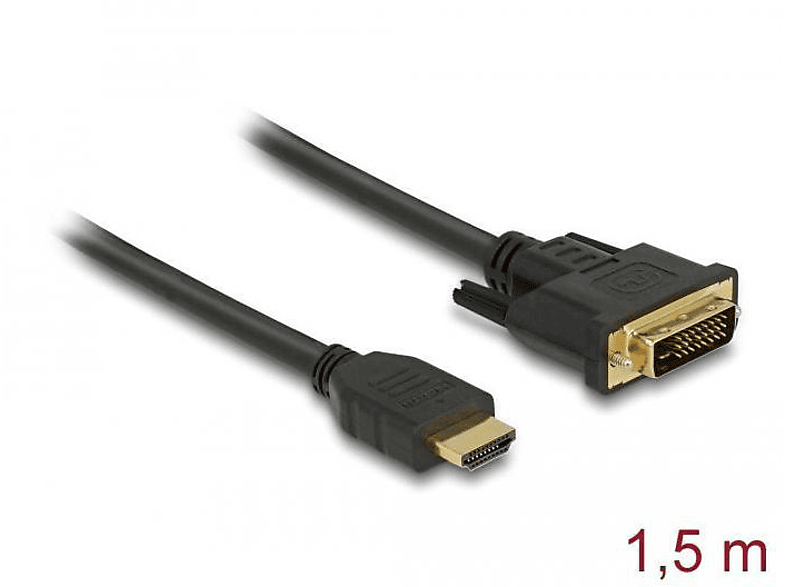 85653 HDMI DELOCK Schwarz Kabel,