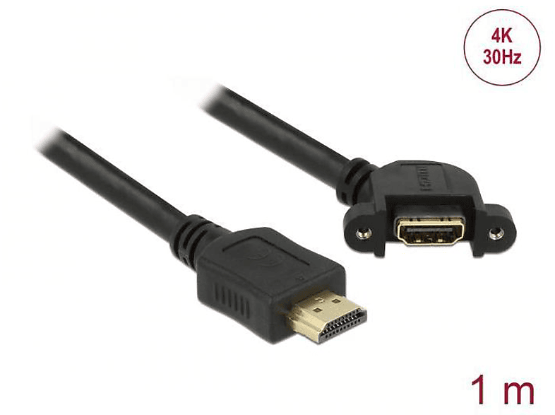 Kabel, 85103 DELOCK Schwarz HDMI