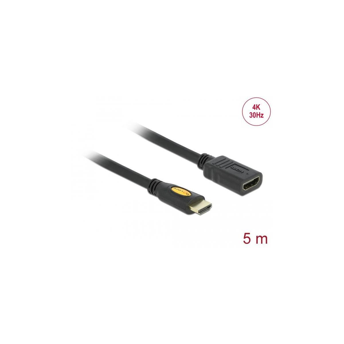Kabel, 83082 Schwarz HDMI DELOCK