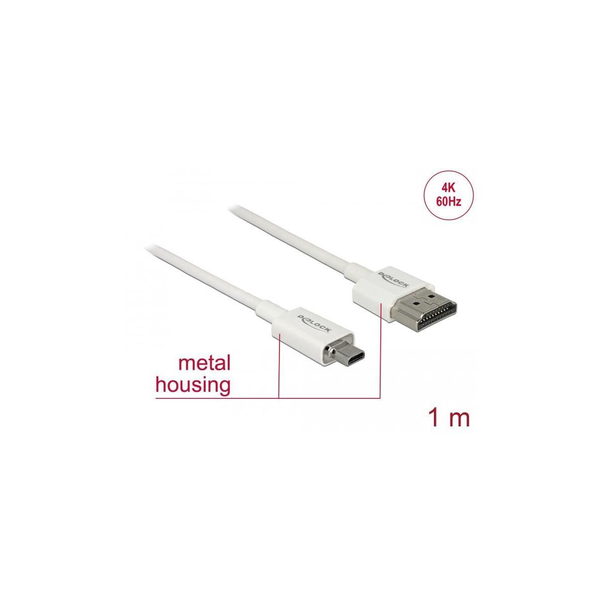 DELOCK 85149 HDMI Weiß Kabel