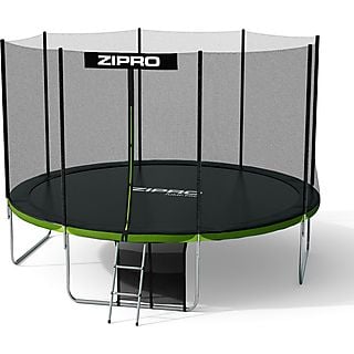 ZIPRO Jump Pro 12FT 374cm Trampolin, schwarz