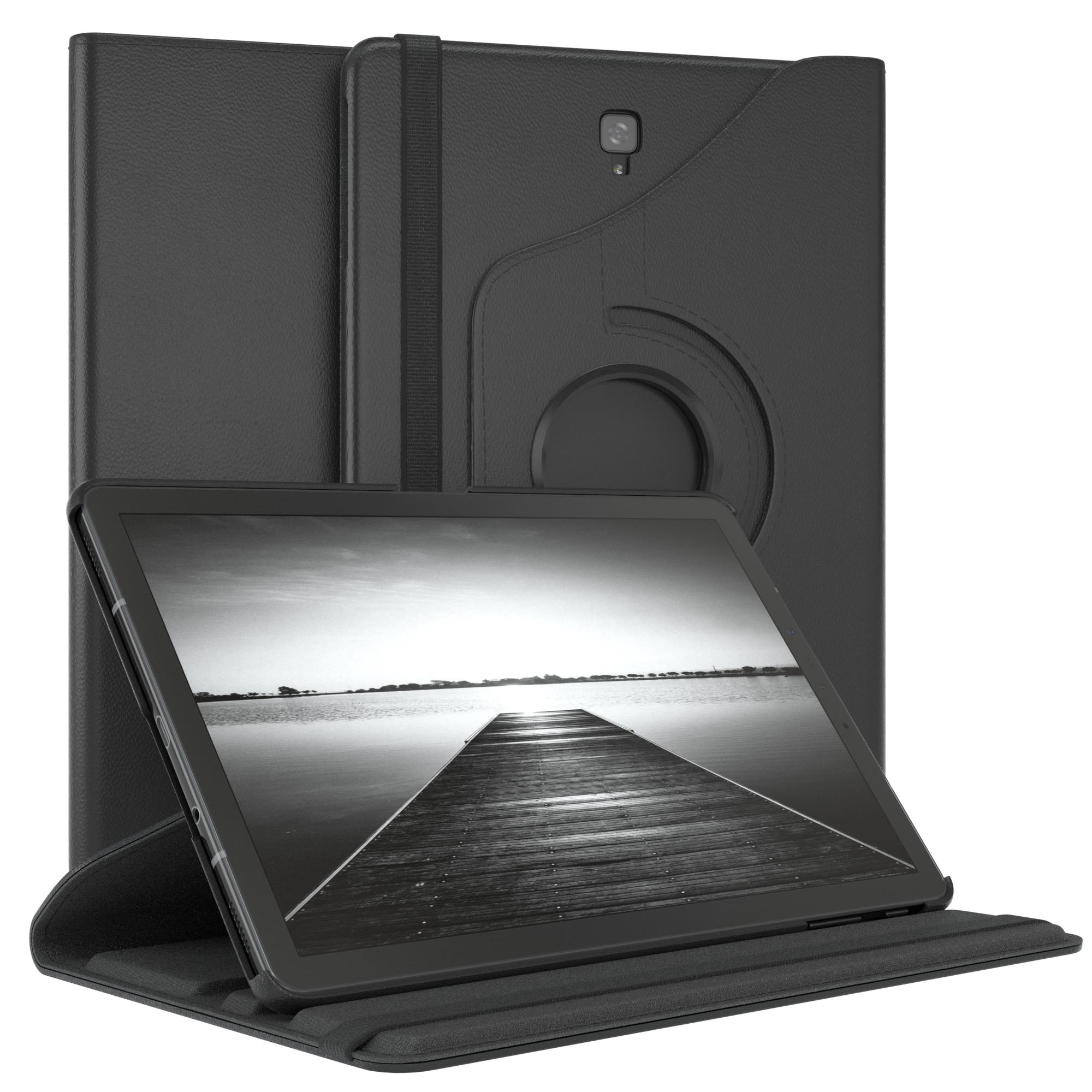 S4 Schwarz Rotationcase Samsung Schutzhülle EAZY Tab Galaxy CASE für Tablethülle Kunstleder, Bookcover 10.5\