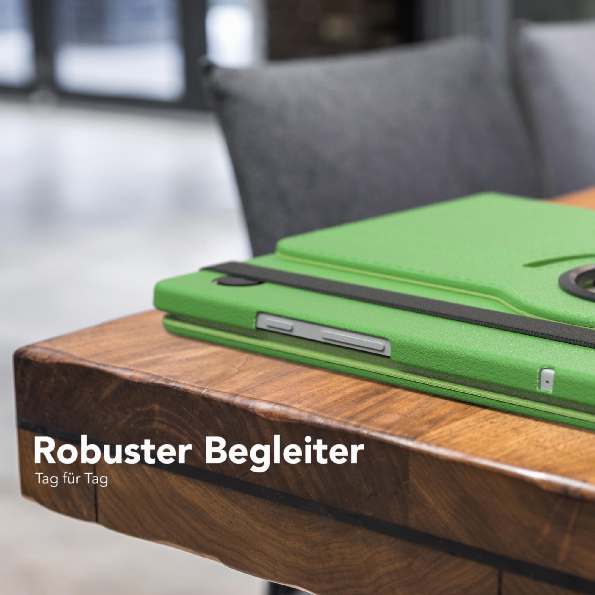 EAZY CASE Schutzhülle Bookcover Grün LTE Galaxy für Rotationcase Samsung 10,5 Tablethülle Tab Kunstleder, 10.5\