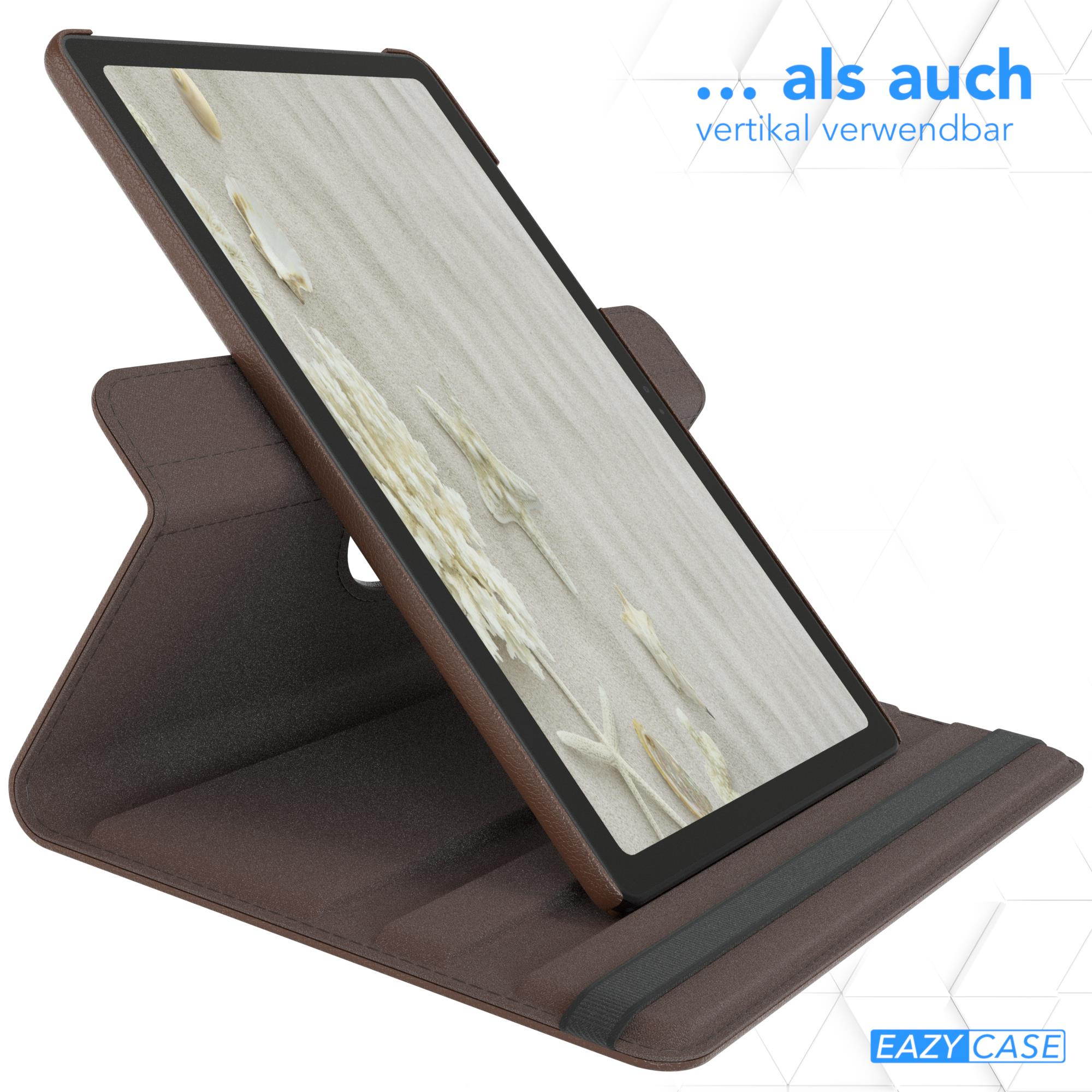 Tablethülle Bookcover A7 EAZY Tab Samsung Schutzhülle Kunstleder, Rotationcase Braun 10.4\