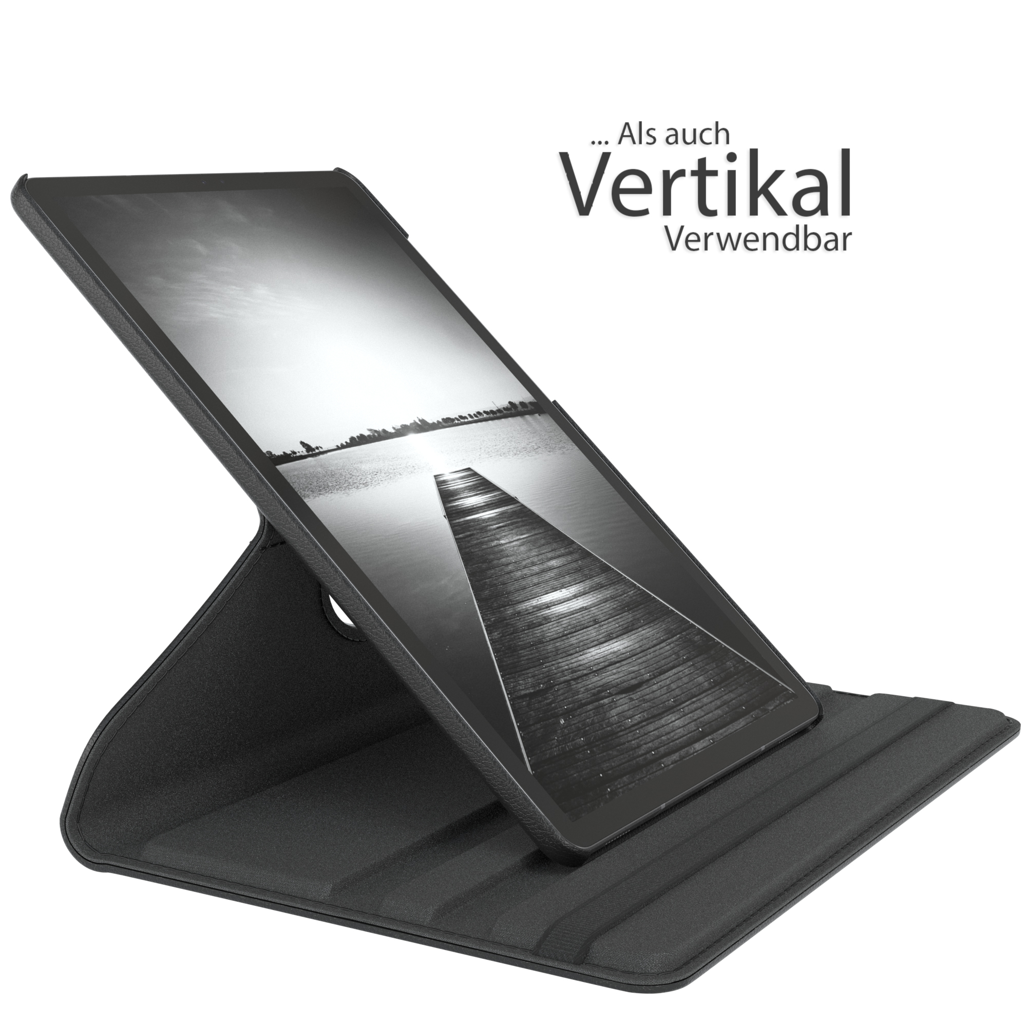 Galaxy Tablethülle Bookcover Rotationcase S6 EAZY Schutzhülle Samsung für Tab Kunstleder, CASE 10.5\