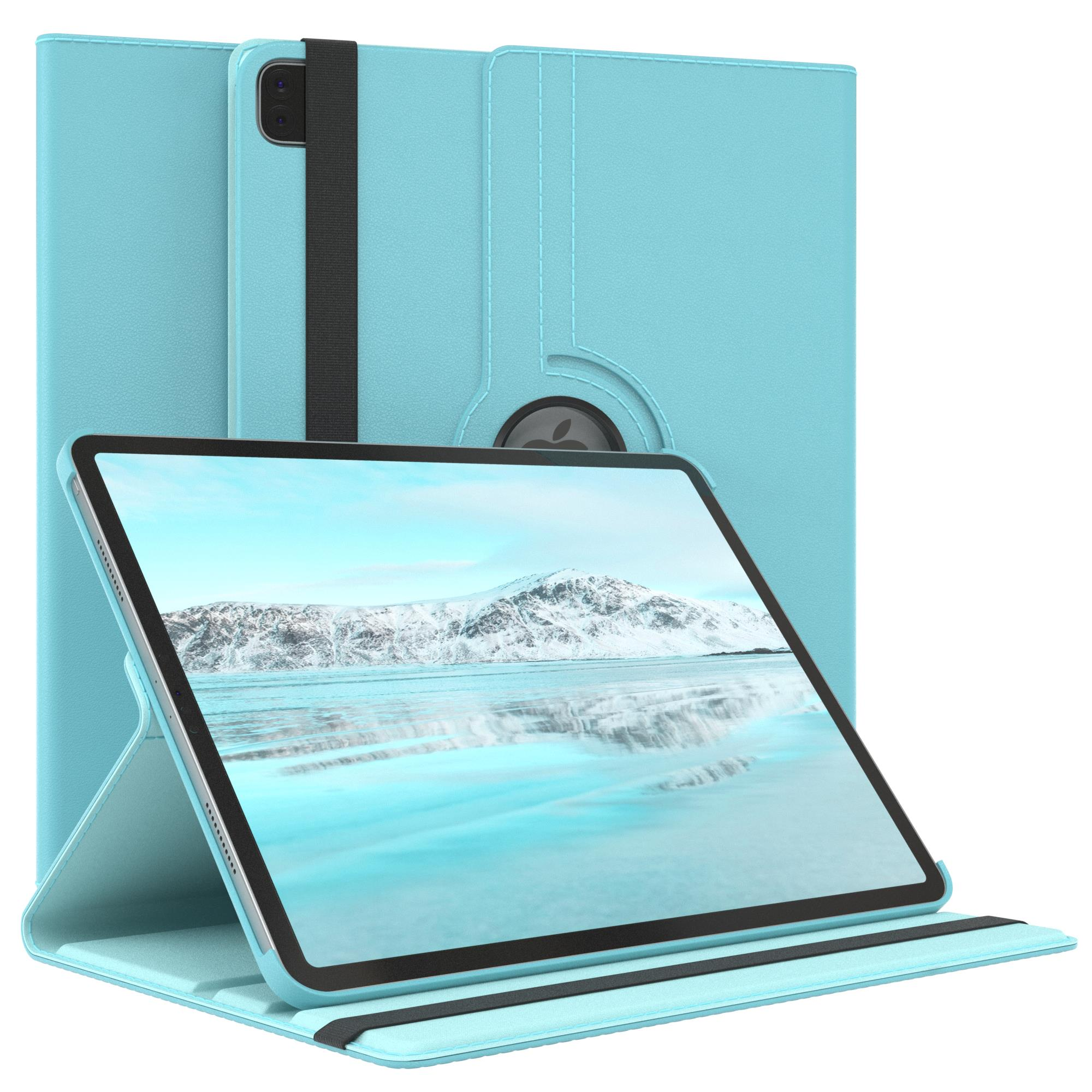 EAZY CASE Schutzhülle Rotationcase Gen.) iPad 12,9 Blau für Bookcover 12.9\
