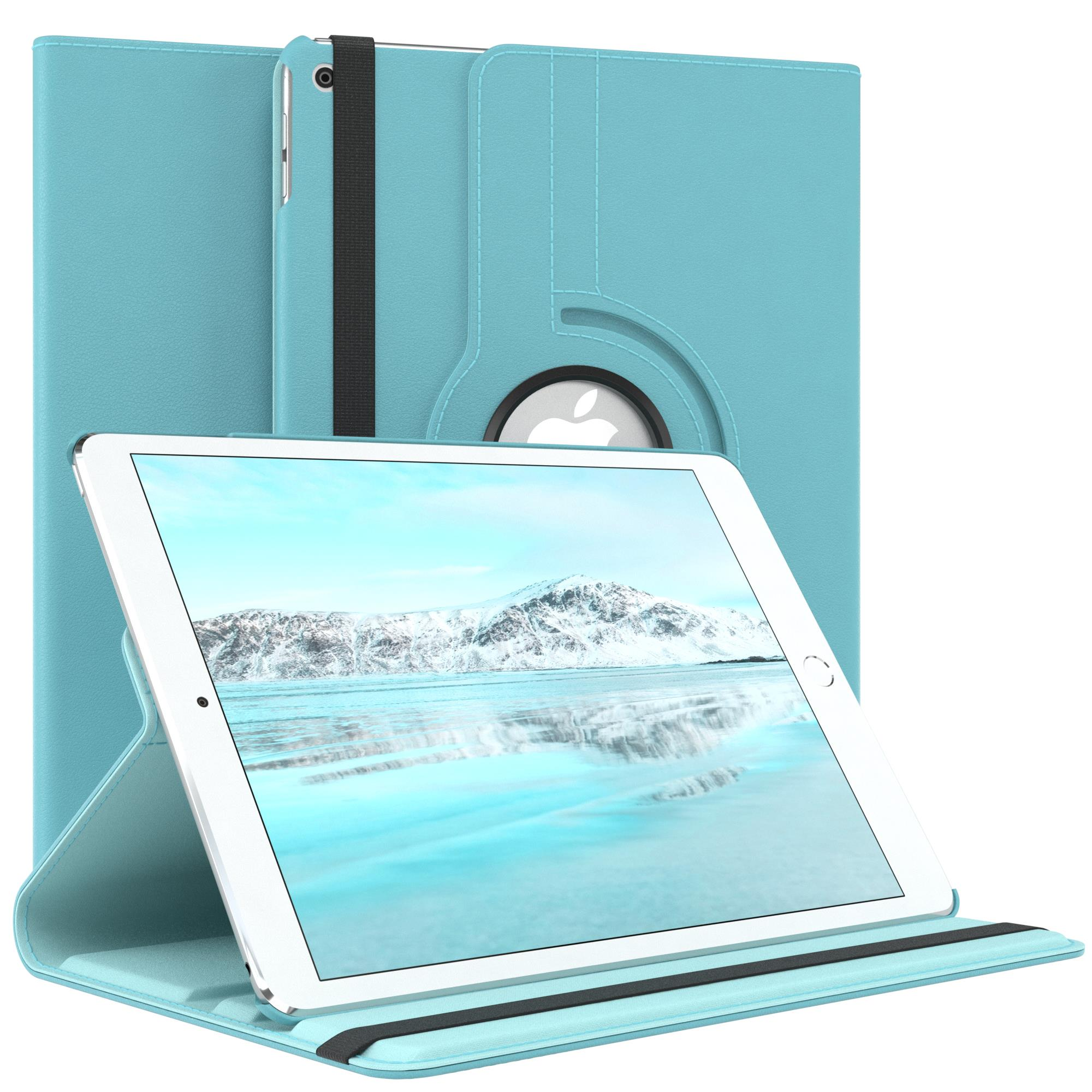 EAZY CASE Schutzhülle Rotationcase iPad Blau für Apple 2 Tablethülle Bookcover 9.7\