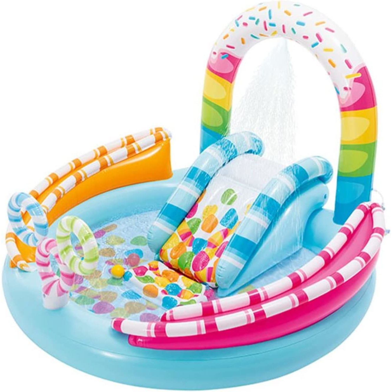INTEX Playcenter - Candy Fun Playcenter, mehrfarbig (170x94x122cm)