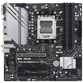 Placa base  - PRIME B650M-A WIFI II ASUS, micro ATX, micro ATX, AMD B650, Zócalo AM5, Negro