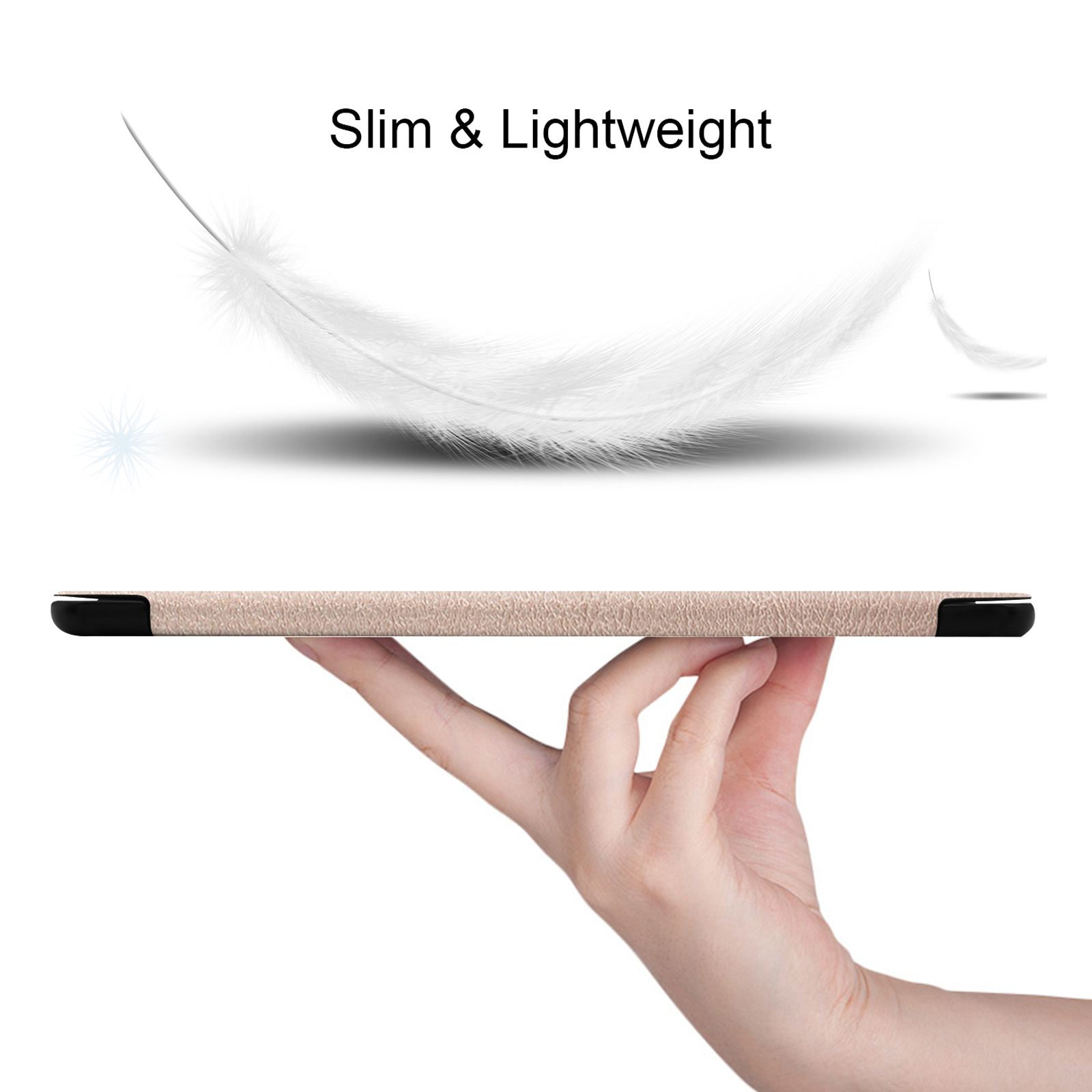 Galaxy Tab Schutzhülle 10.5 für SM-T720 Hülle S5e gold Bookcover Samsung Zoll LOBWERK Kunstleder,