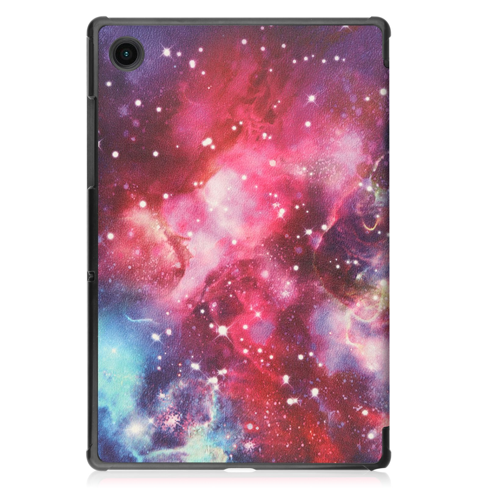 A8 Schutzhülle Tab Galaxy X205 LOBWERK Mehrfarbig Samsung Bookcover Kunstleder, für SM-X200 Hülle
