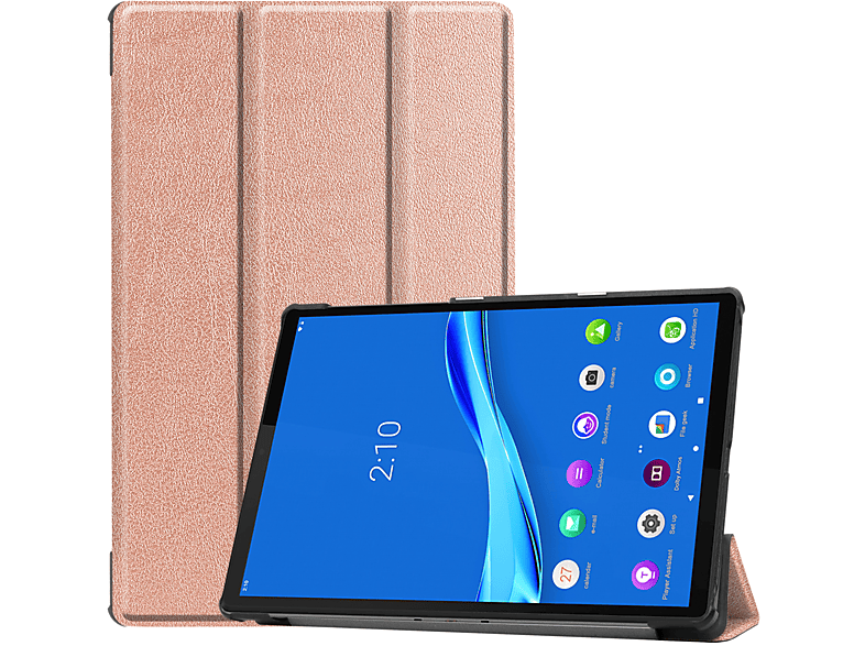 TB-X606F LOBWERK M10 Zoll für Hülle Bookcover Plus Schutzhülle bronze TB-X606X Lenovo Tab 10.3 Kunstleder,