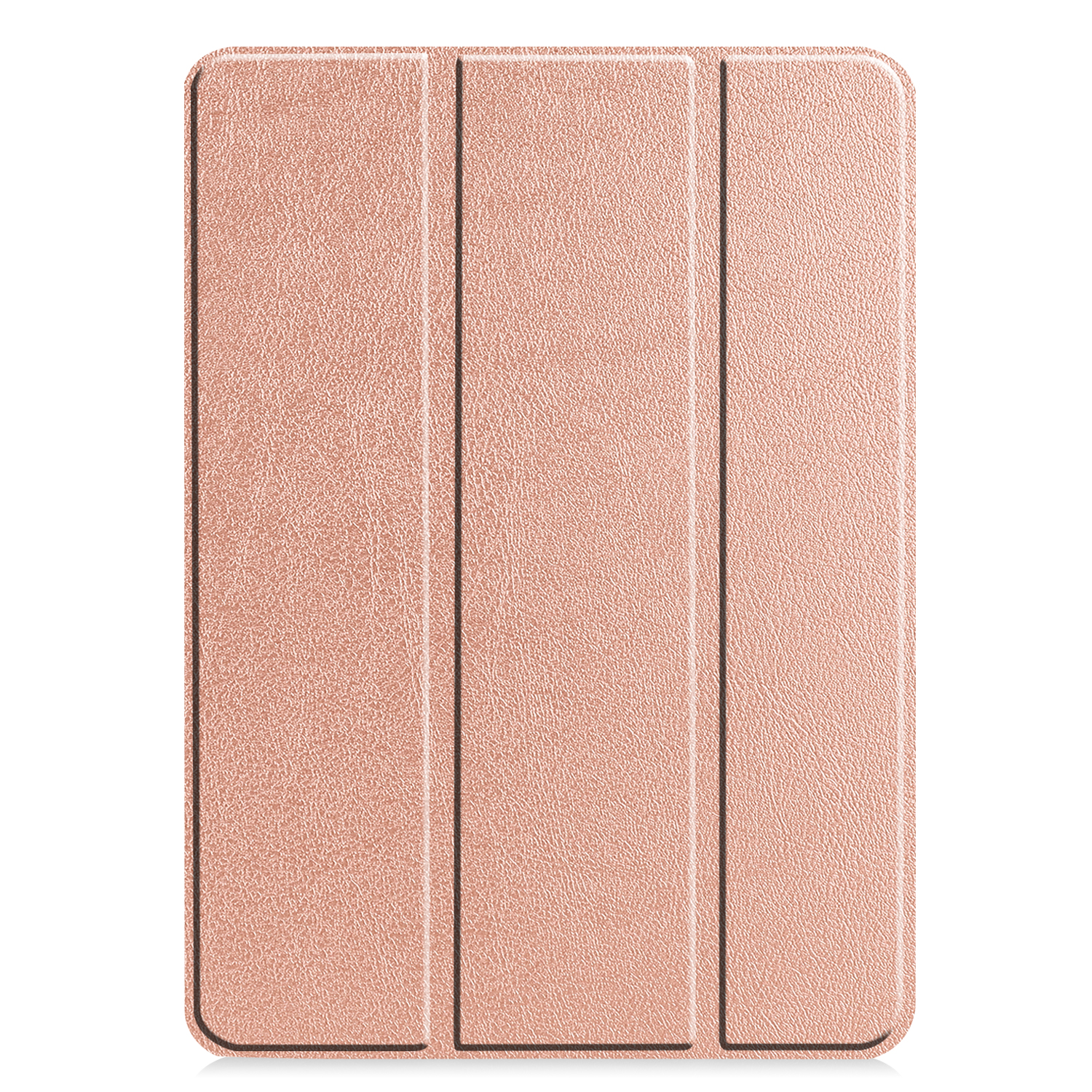 LOBWERK Hülle Schutzhülle Bookcover für Apple Zoll iPad 11 Kunstleder, Pro 2020 /2021/2022 11 bronze