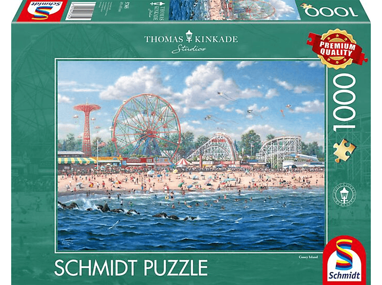 SCHMIDT SPIELE Coney Island, Thomas Kinkade Collection Puzzle