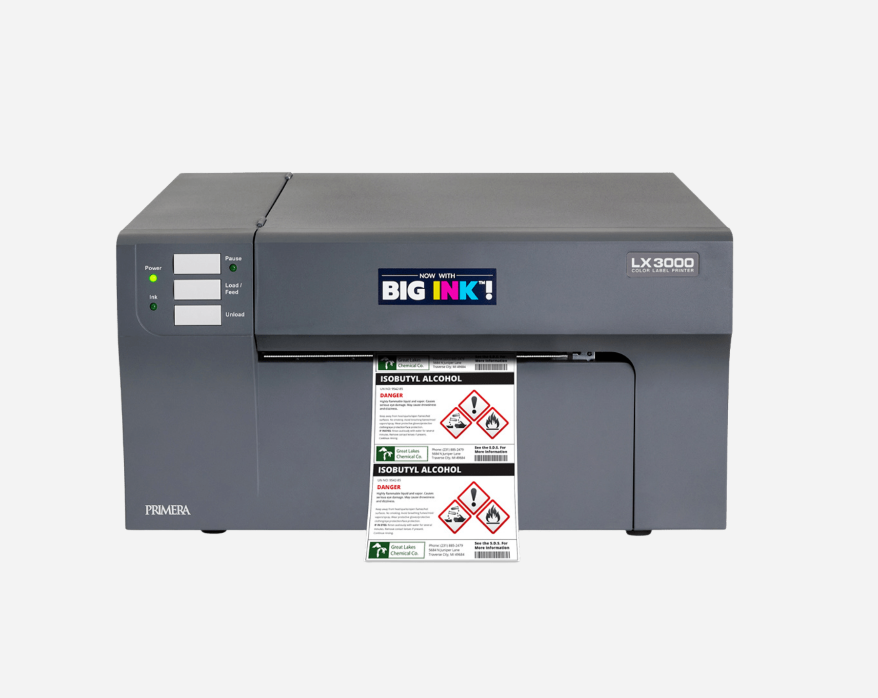 Vollfarb-Drucktechnologie DTM Printer WLAN Label Netzwerkfähig Dye separaten PRINT LX3000e Printer Color Inkjet drei mit Tintentanks(CMY) Label Dye-basierte