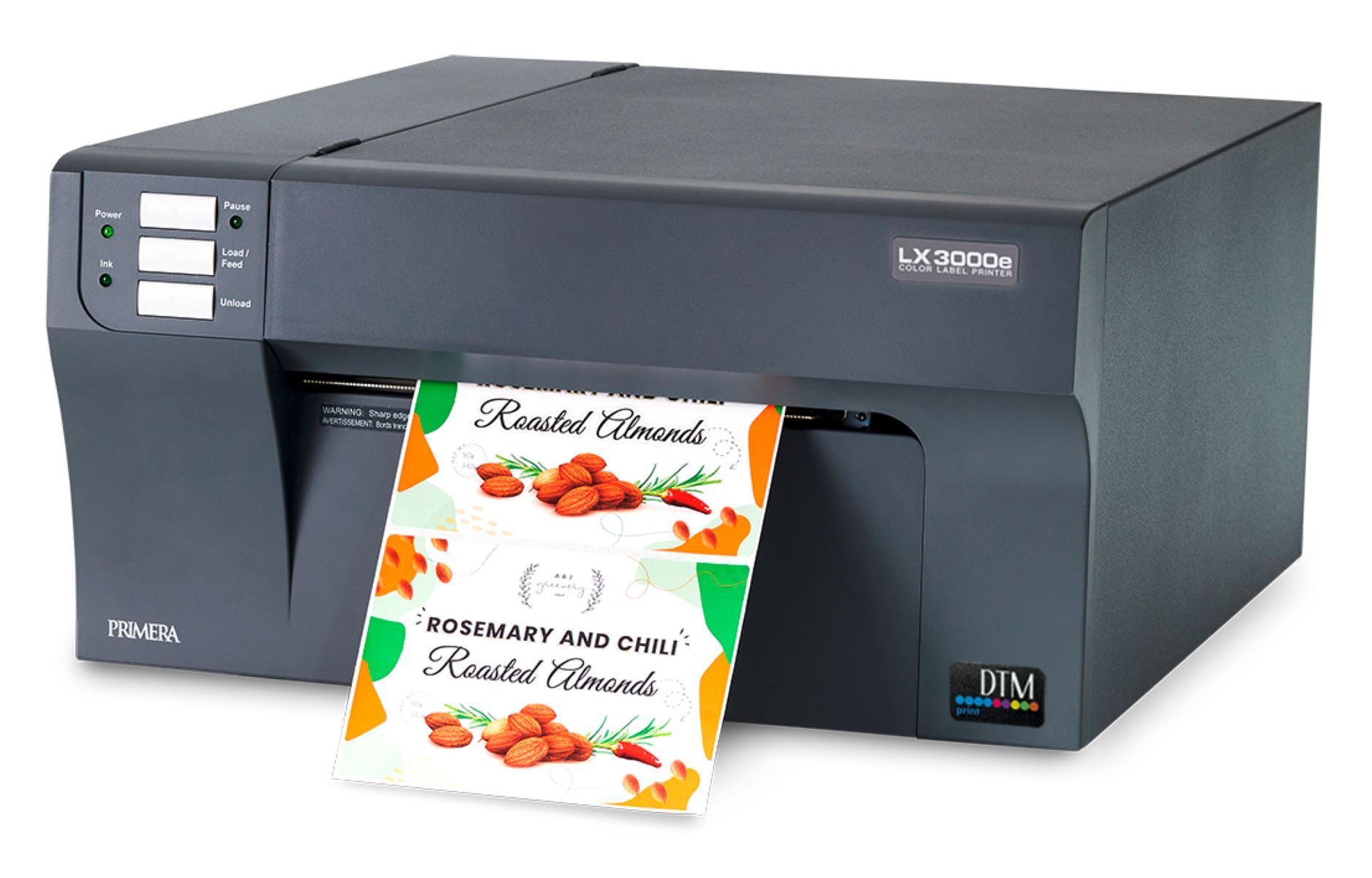 DTM PRINT LX3000e separaten Tintentanks(CMY) Label Label Dye Color Netzwerkfähig drei WLAN Inkjet mit Printer Printer Dye-basierte Vollfarb-Drucktechnologie