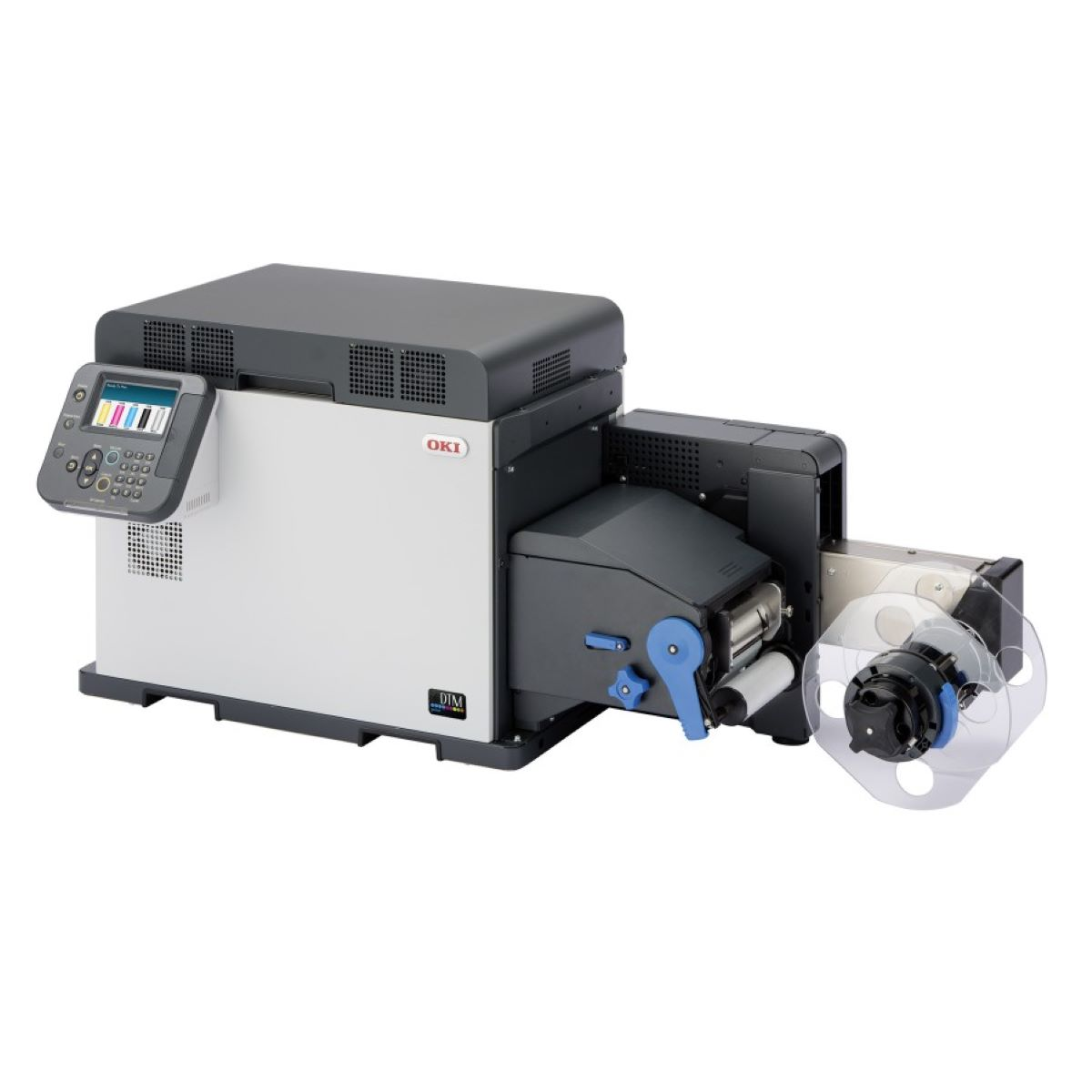 OKI Pro1050 Laserdruck Farbetiketten Farb-Etikettendrucker Netzwerkfähig