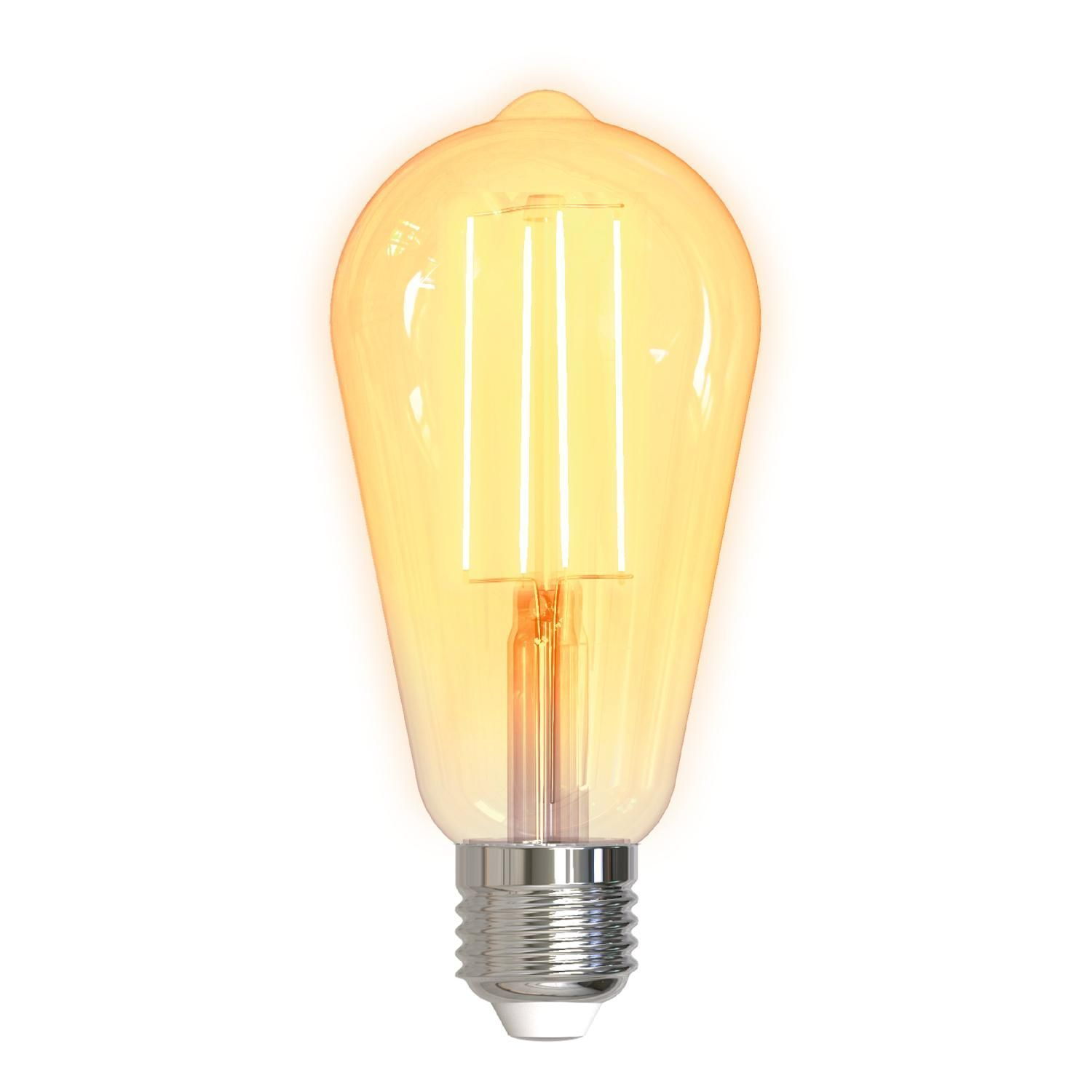 DELTACO SMART HOME SMART E27 Lampe LED weiß dekorative smart HOME Glühbirne