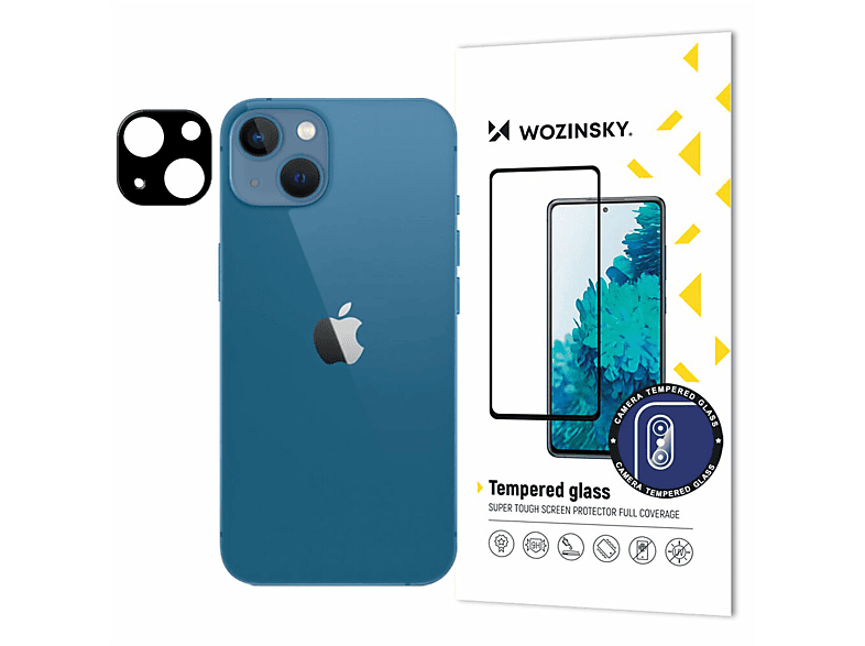 iPhone Plus) 5D Apple 14 Glass Tempered Displayschutz(für Schutz- kompatibel Glue Kamera Full COFI mit