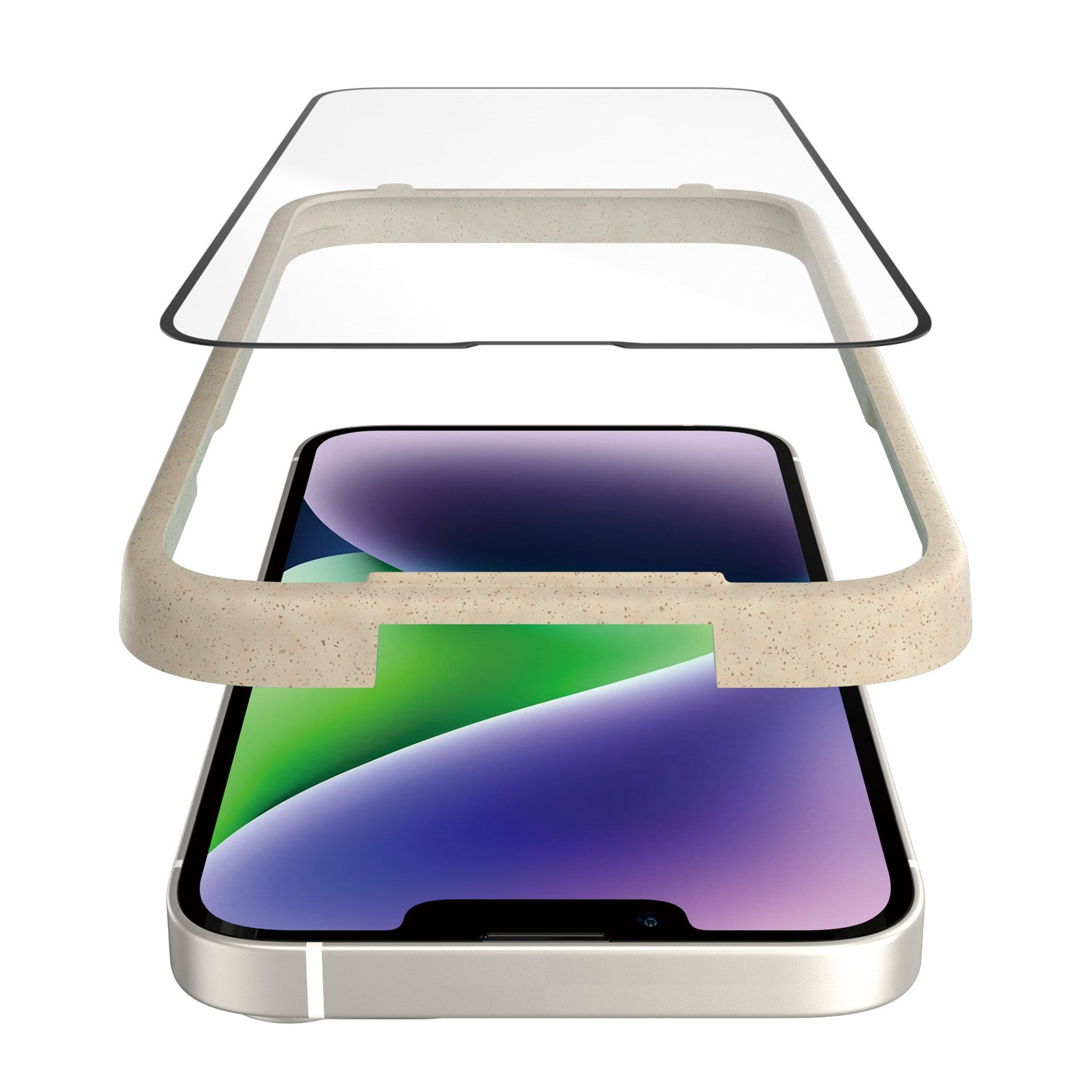 PANZERGLASS Apple iPhone m. Plus 13 Apple Displayschutz(für Plus 14 Fit Pro 13 iPhone Ultra-Wide 14 | EasyAligner Max Pro | iPhone | Max)