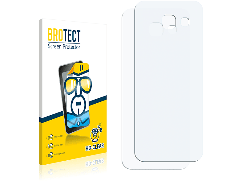 BROTECT 2x klare Schutzfolie(für Samsung A5 Galaxy 2017)