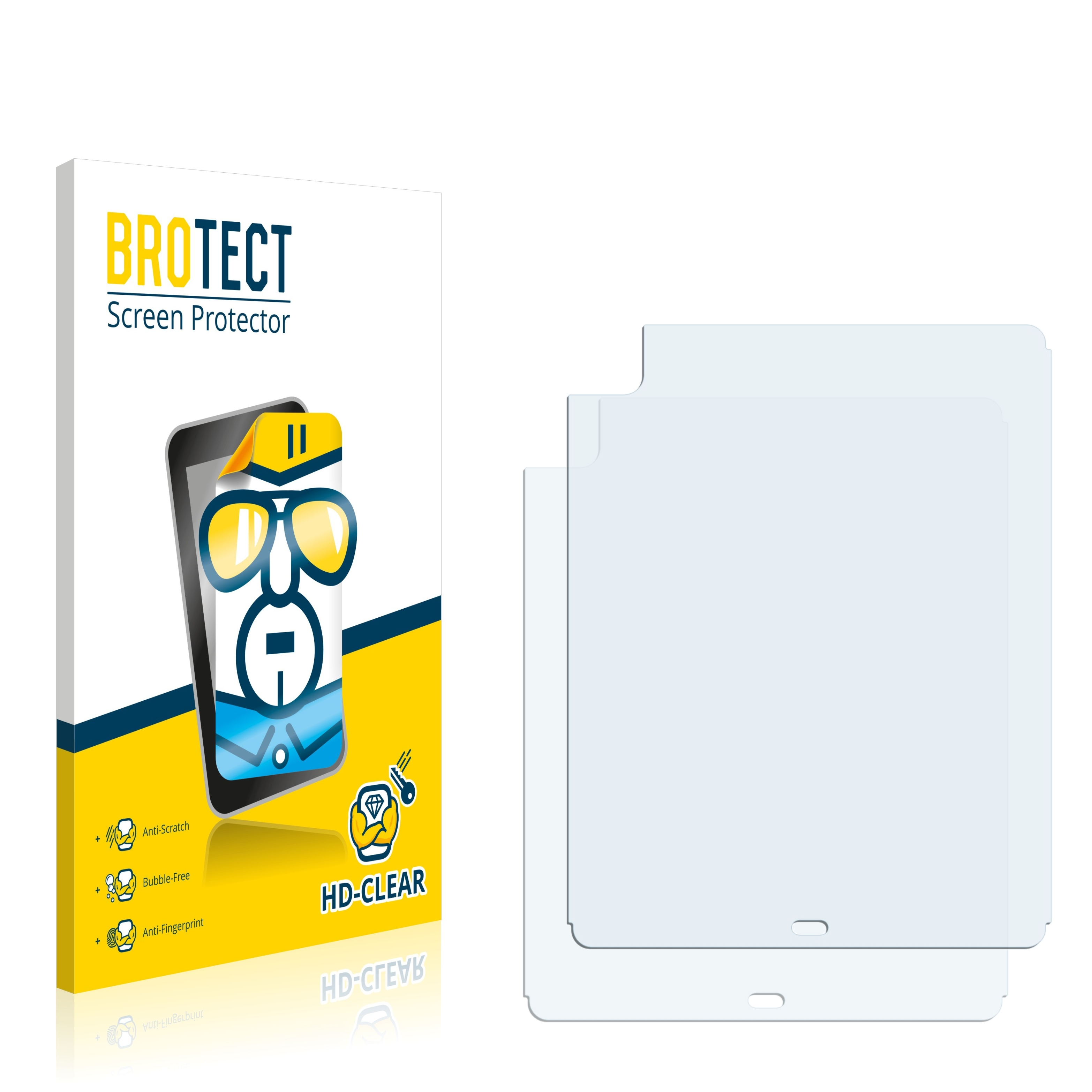 iPad Gen.)) Cellular klare WiFi BROTECT Apple (4. Schutzfolie(für 12.9\
