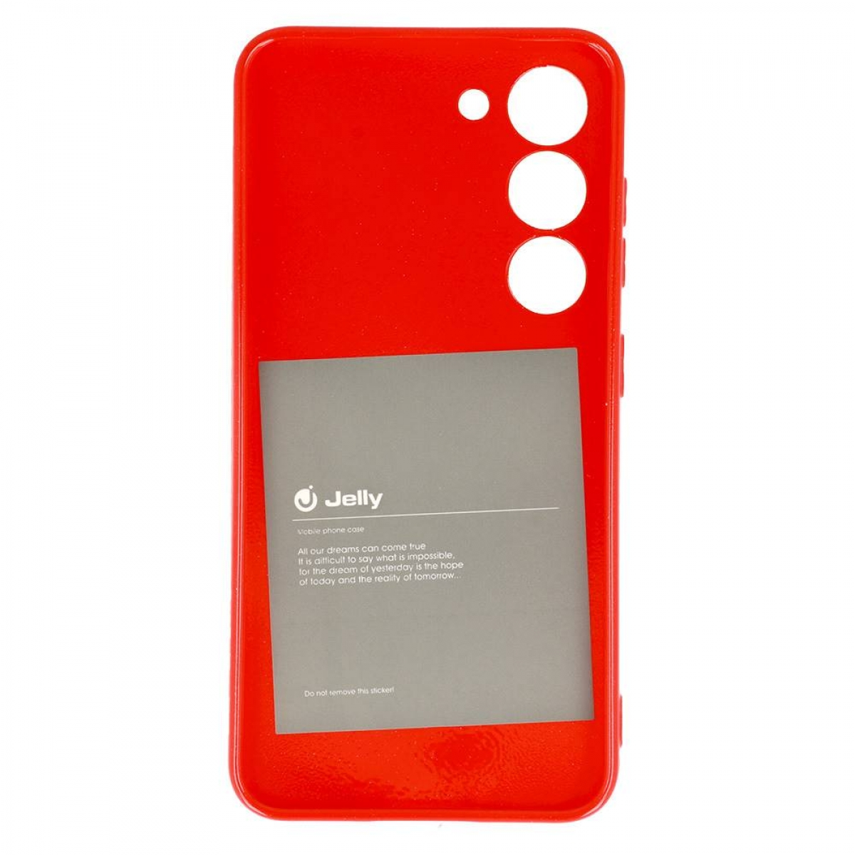 CASEONLINE Jelly, Rot Samsung, S23, Backcover, Galaxy