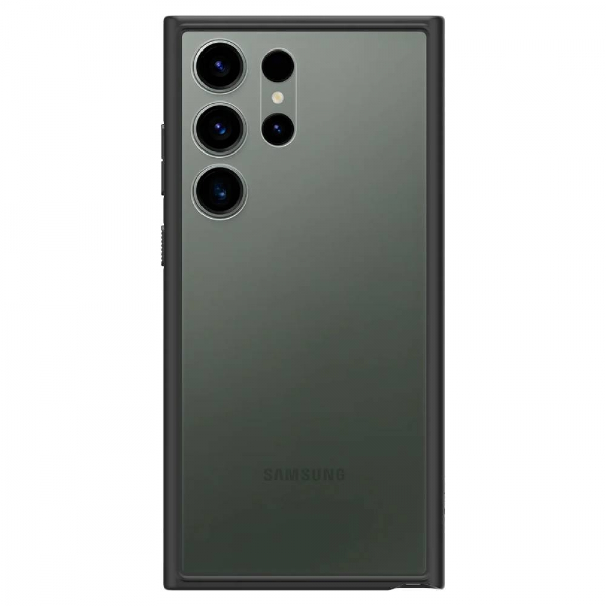 SPIGEN Ultra Samsung, Backcover, Hybrid, S23 Ultra, Mattschwarz Galaxy