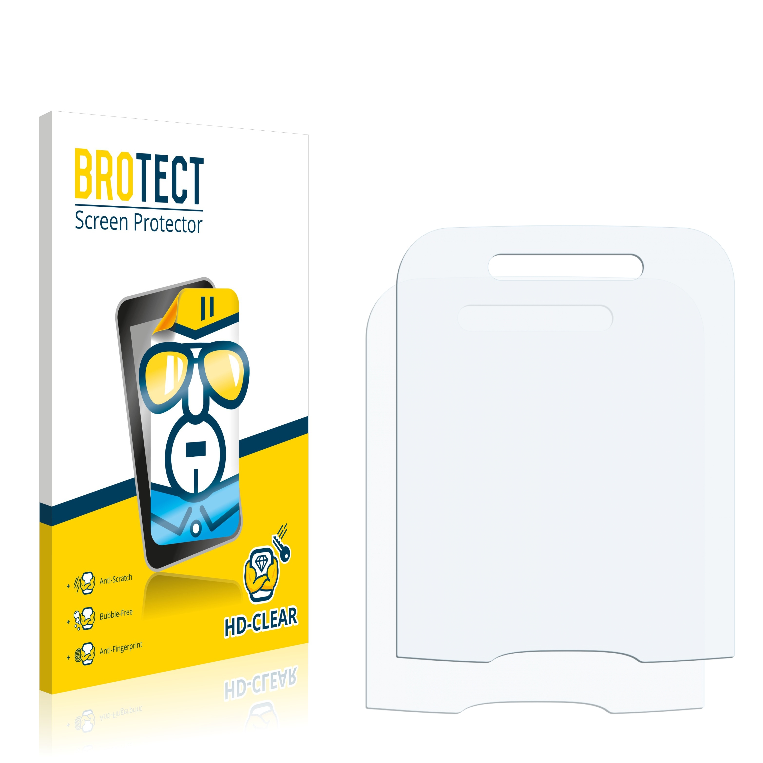 BROTECT klare GT-E1050) Samsung Schutzfolie(für 2x