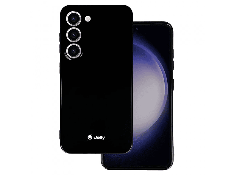 CASEONLINE Jelly, Galaxy Samsung, Schwarz S23, Backcover