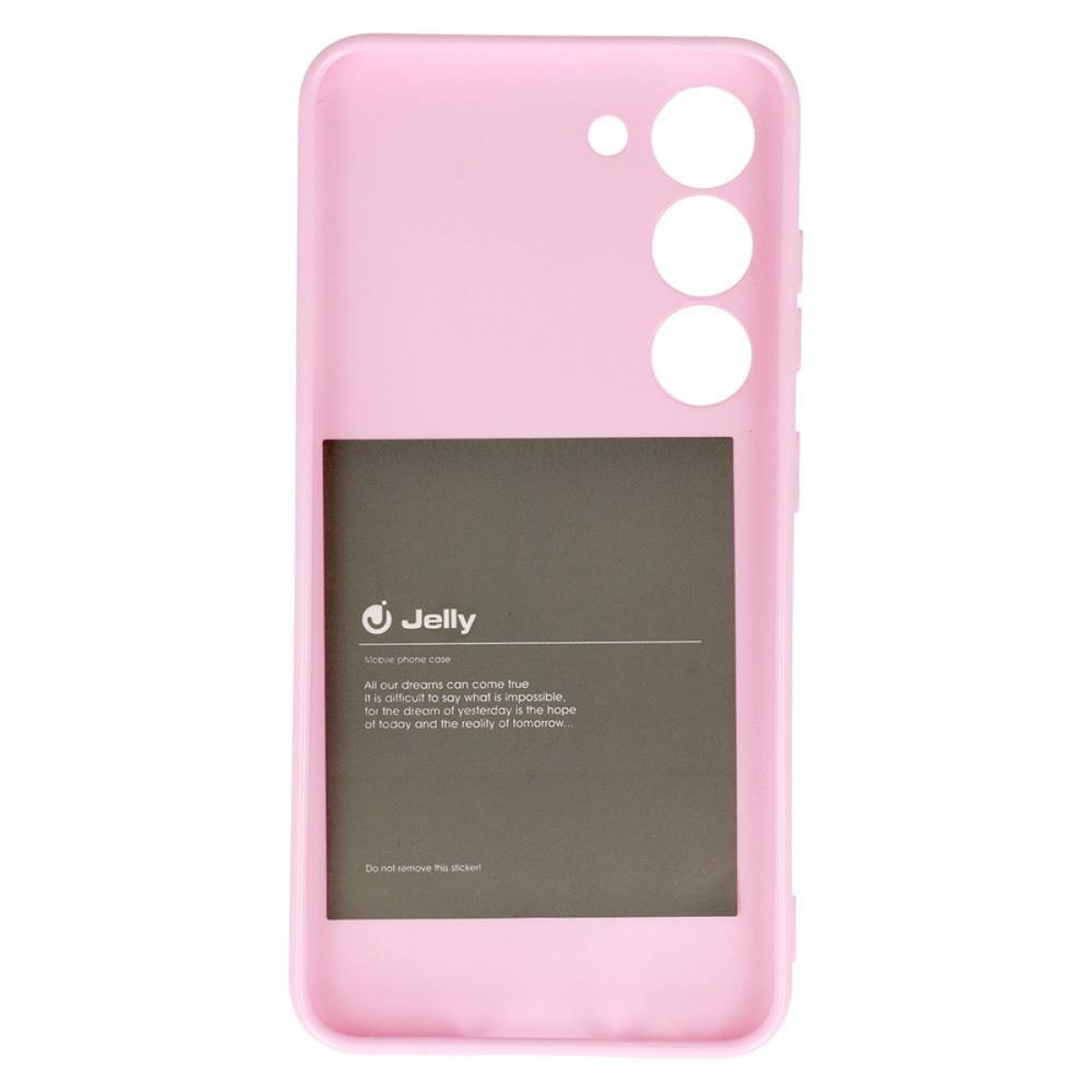 Backcover, S23 Hell-Pink Galaxy CASEONLINE Plus, Jelly, Samsung,