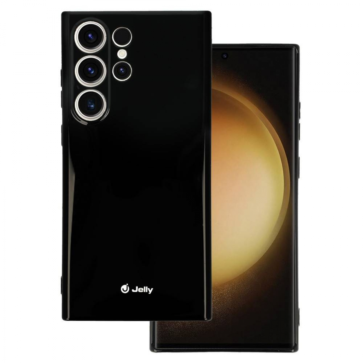 Samsung, S23 Ultra, CASEONLINE Jelly, Schwarz Galaxy Backcover,