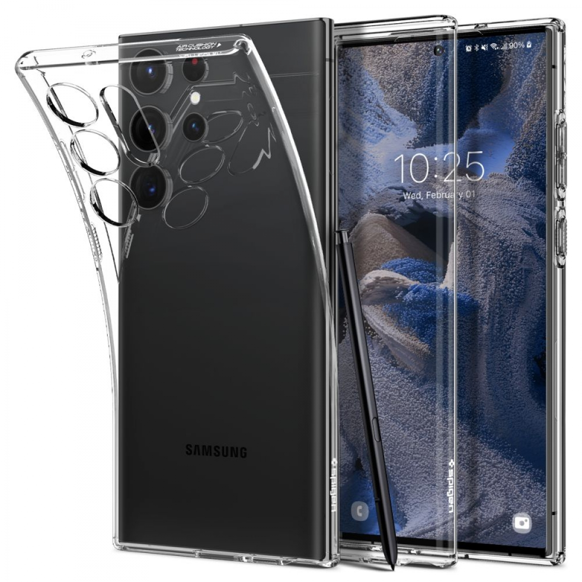 SPIGEN Liquid clear S23 Crystal, Crystal Samsung, Ultra, Galaxy Backcover