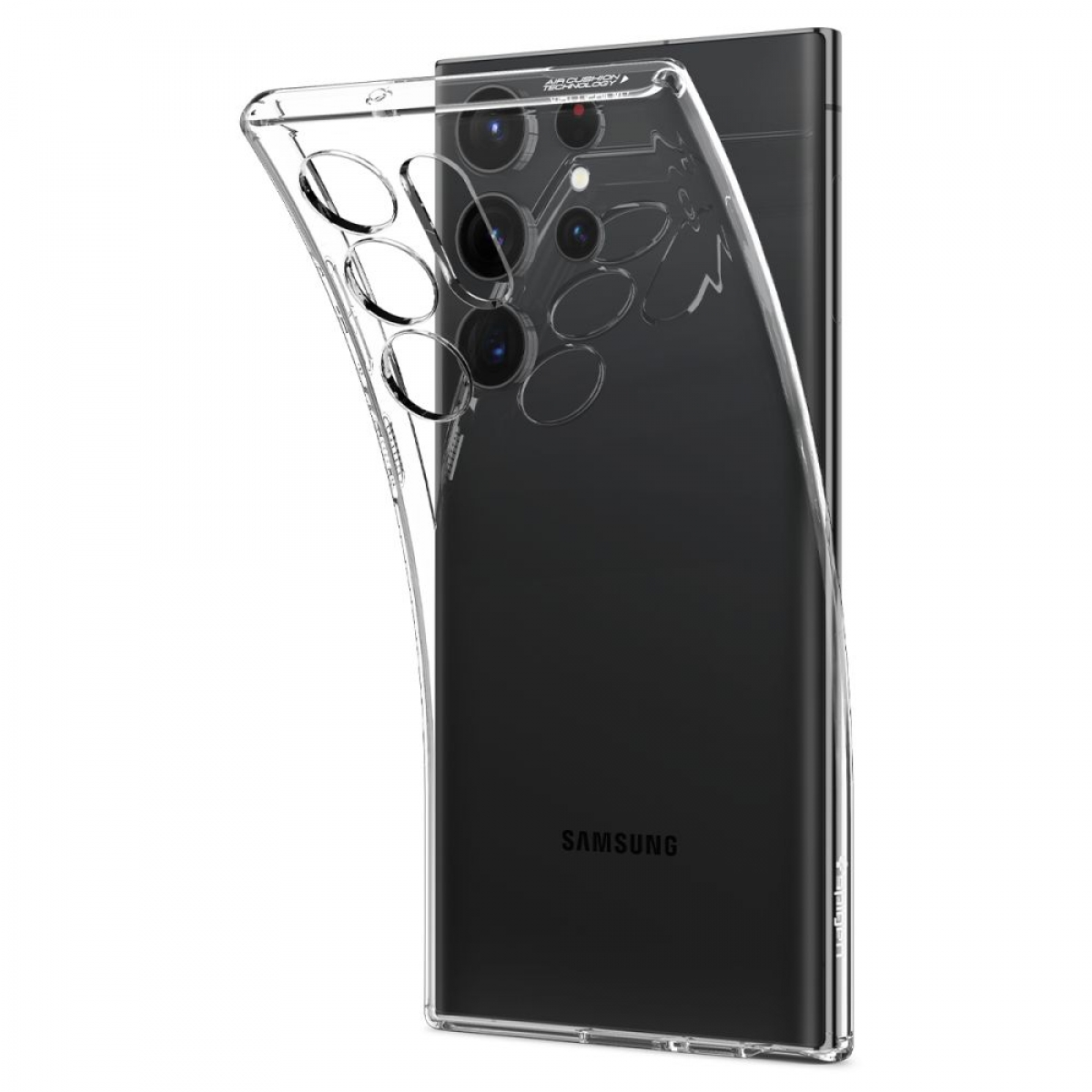 Backcover, Ultra, Galaxy Crystal Liquid S23 Samsung, clear SPIGEN Crystal,