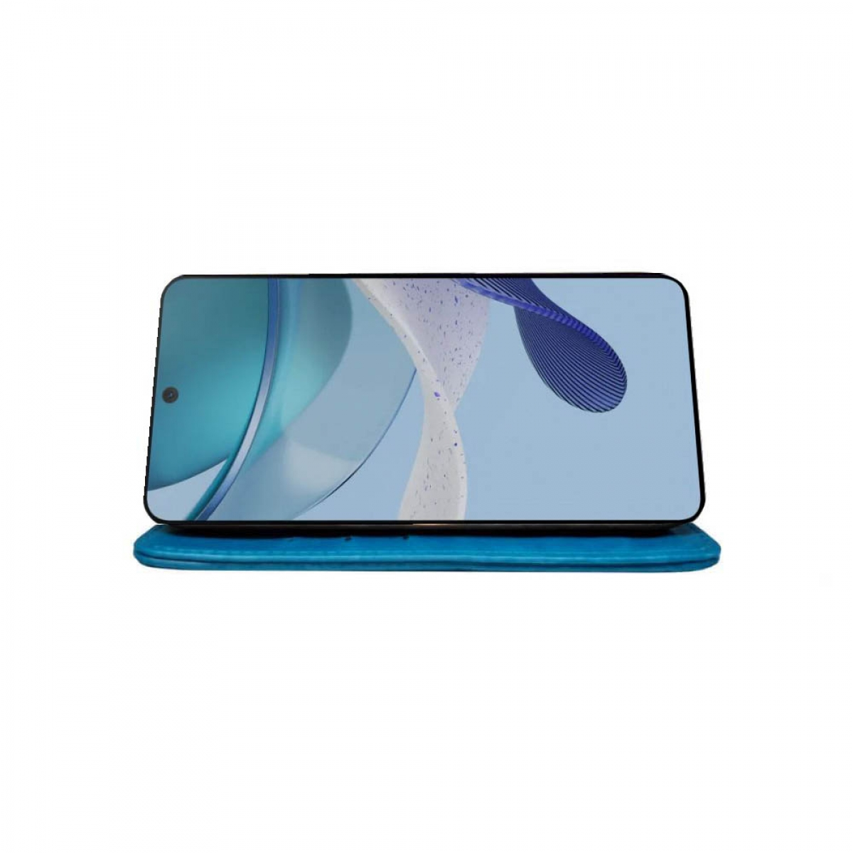 CASEONLINE 3-karten, Bookcover, G53, Hellblau Motorola, Moto