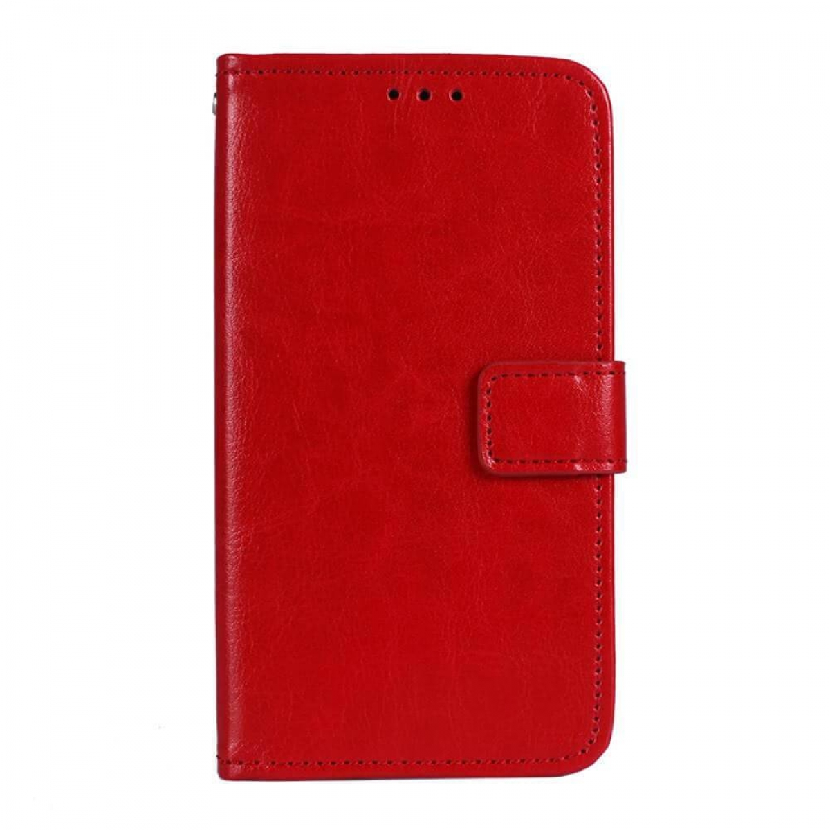 CASEONLINE 3-karten, Bookcover, Rot Redmi Xiaomi, 12C