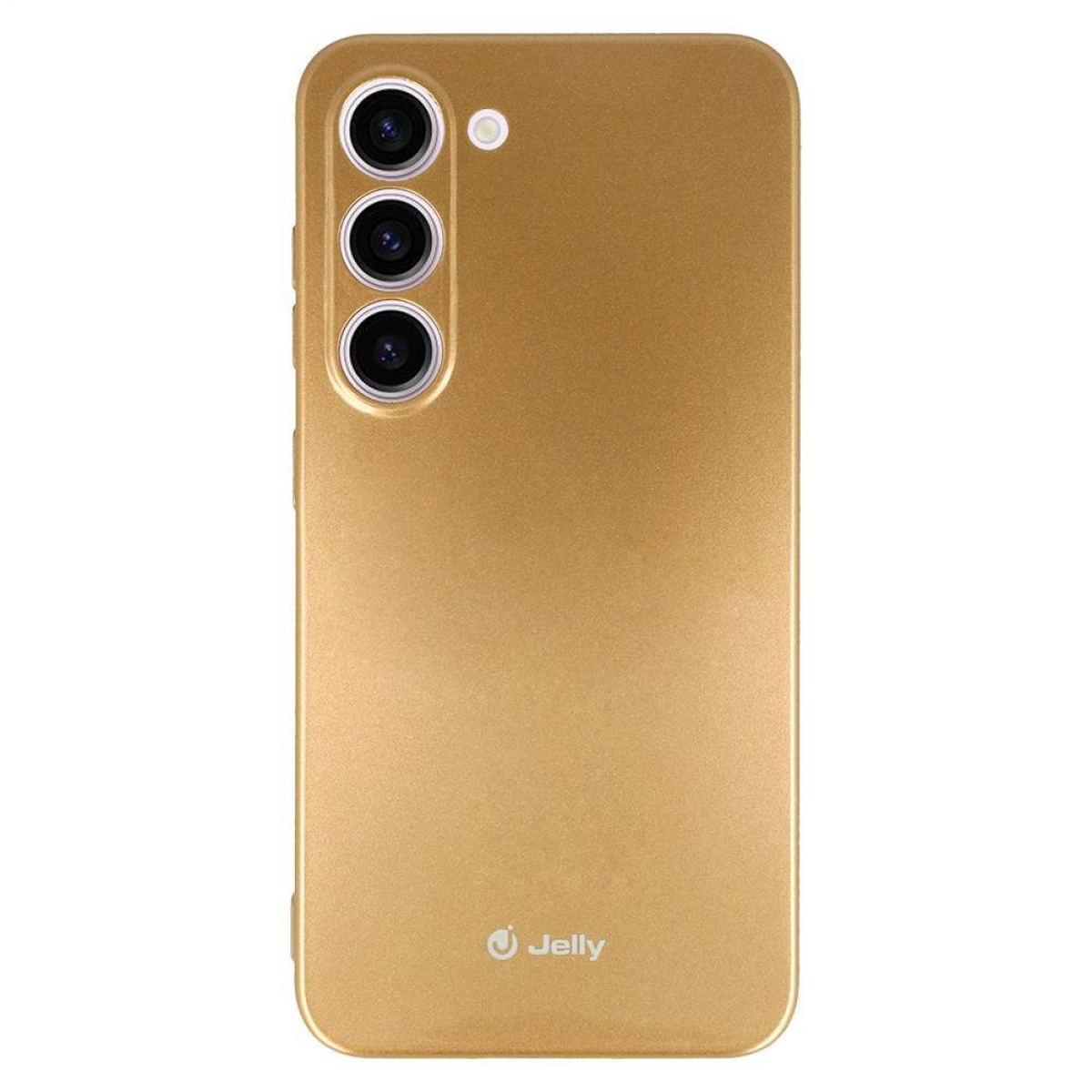 Backcover, Gold S23, CASEONLINE Jelly, Galaxy Samsung,
