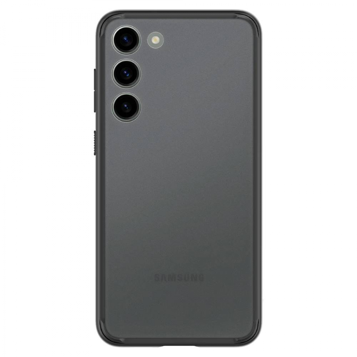 S23 Plus, Backcover, Ultra black Galaxy Samsung, SPIGEN Hybrid, Frost