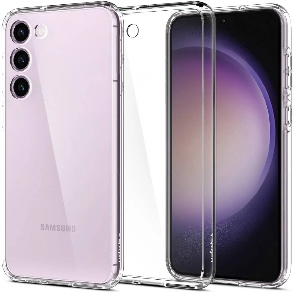 SPIGEN Ultra Hybrid, Backcover, Crystal Plus, Galaxy clear S23 Samsung