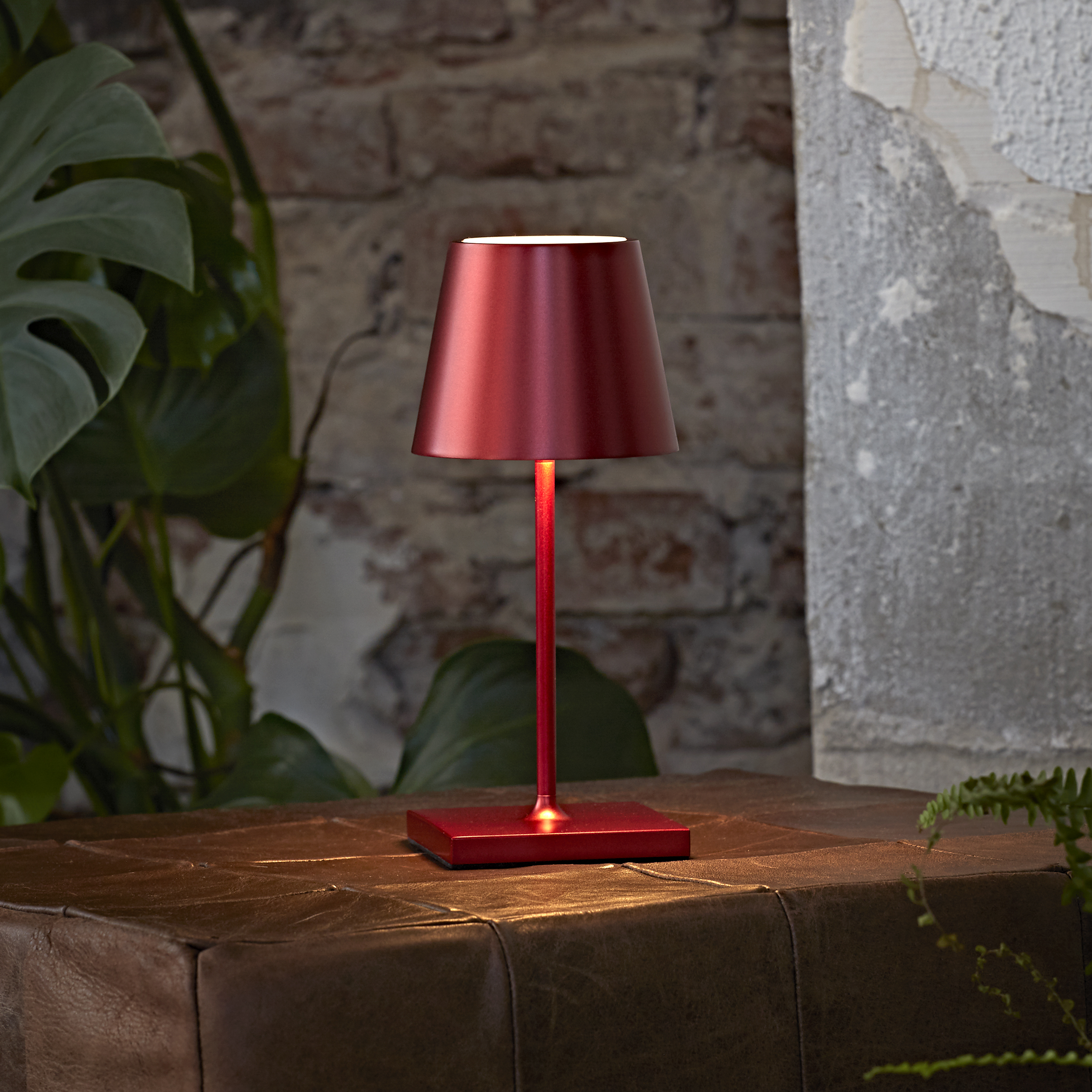 SIGOR NUINDIE LED warmweiss Lamp Kirschrot Table Mini