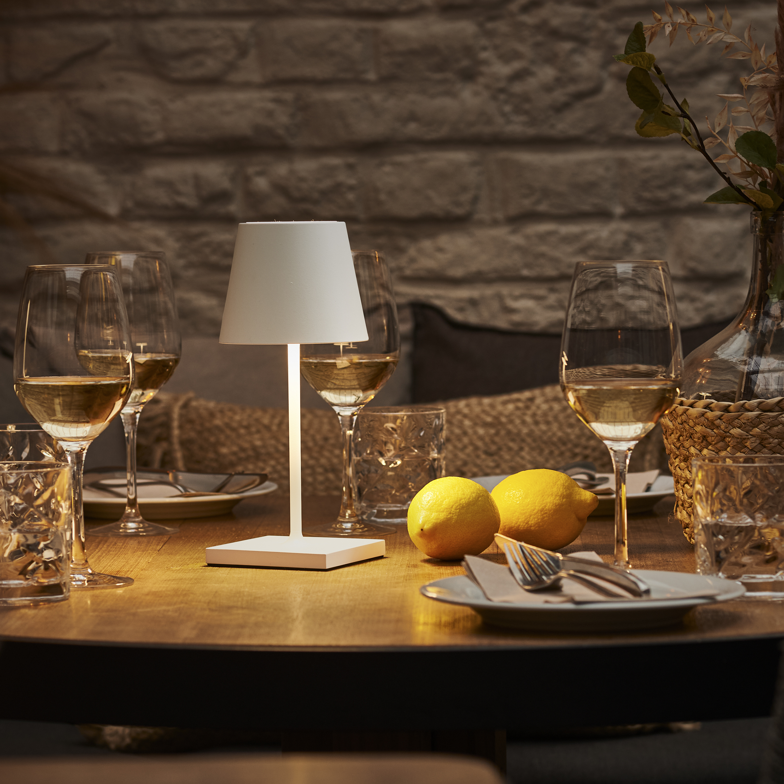 Lamp warmweiss Table Schneeweiss NUINDIE SIGOR LED Mini