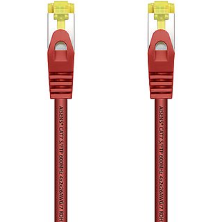 Cable de red - AISENS A146-0470, Cat-7, , Rojo