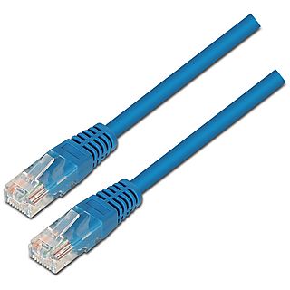 Cable de red - AISENS A133-0190, Cat-5e, , Azul