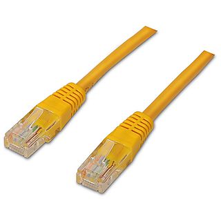 Cable de red - AISENS A135-0256, Cat-6, , Amarillo