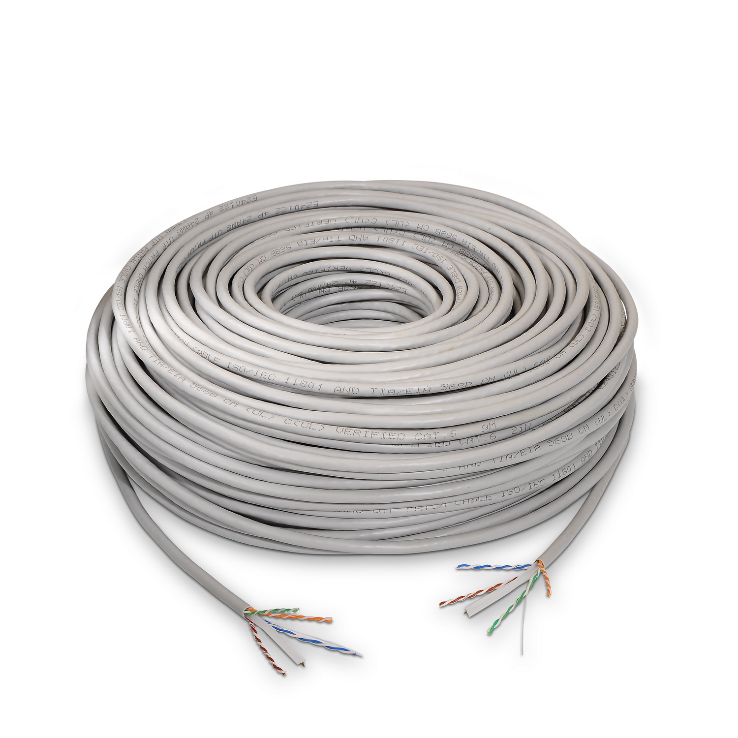 Cable de red - AISENS A135-0262, Cat-6, , Gris