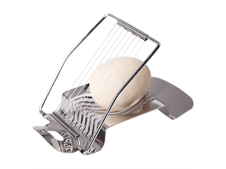 INF Eierschneider für gekochte Eier Edelstahl Eierschneider