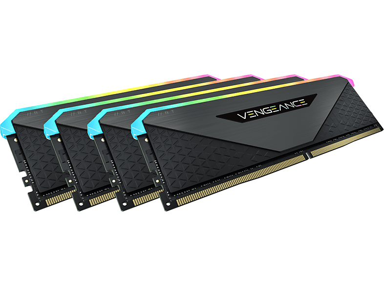 Speicher-Kit AMD 4x16GB, 1.35V, GB CORSAIR Black DDR4 64 18-22-22-42