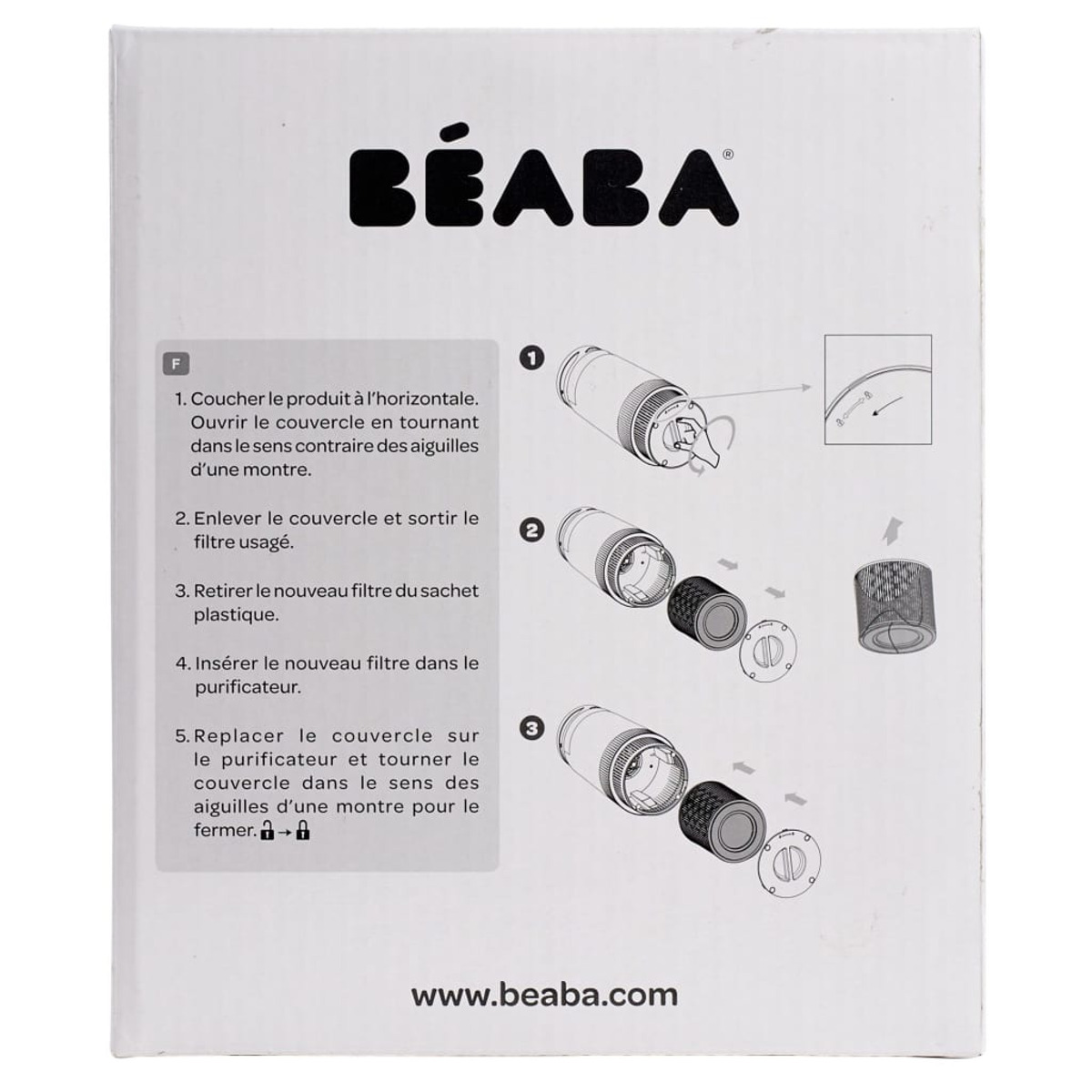 BEABA Watt) (0 427664 Luftreinigerfilter Weiß